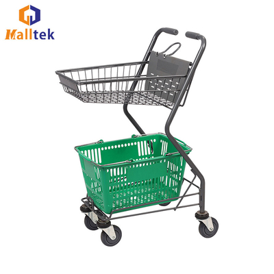 New Type High Quality Supermarket Shopping Trolley For Grocery 100KG Loading