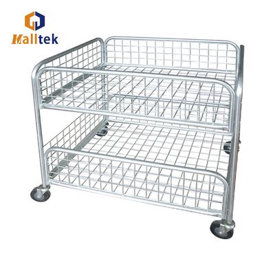 2 Layers Wire Shelf For Storage Supermarket