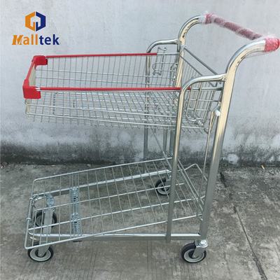 Fold Up Heavy Load Warehouse Trolley Platform Cart Trolley