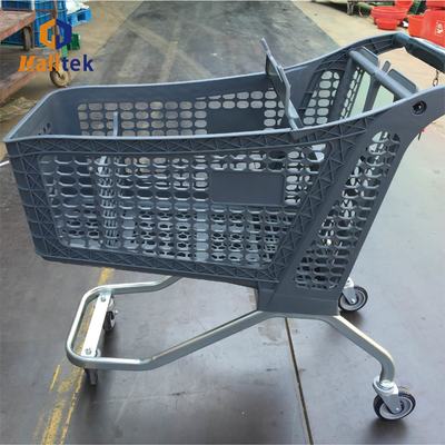 New Desigh 130 Liters Half Plastic Supermarket Shopping Trolley