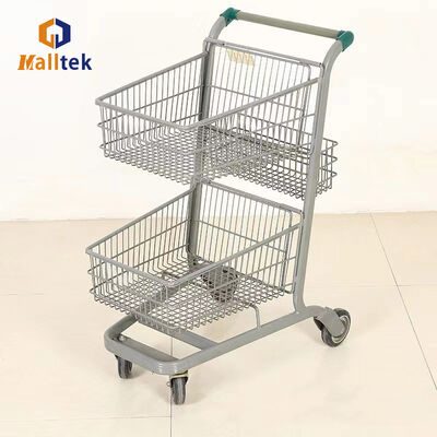 Hot Sale Supermarket Basket Trolley For Grocery 100KG Loading