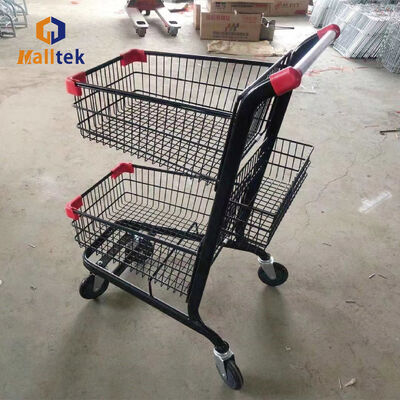 Hot Sale Supermarket Basket Trolley For Grocery 100KG Loading